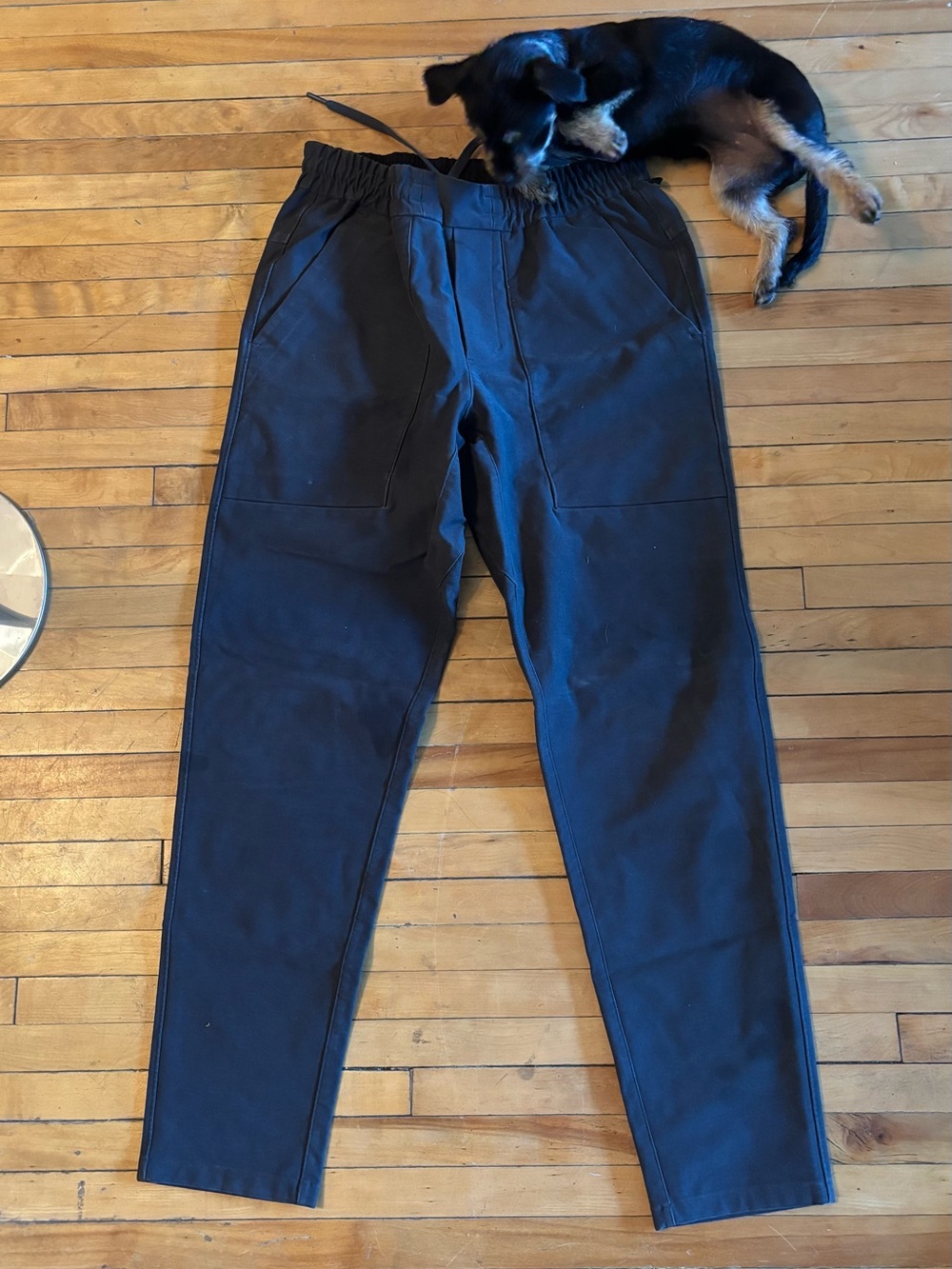 lululemon athletica Black Elastic-Waist Jogger Pants